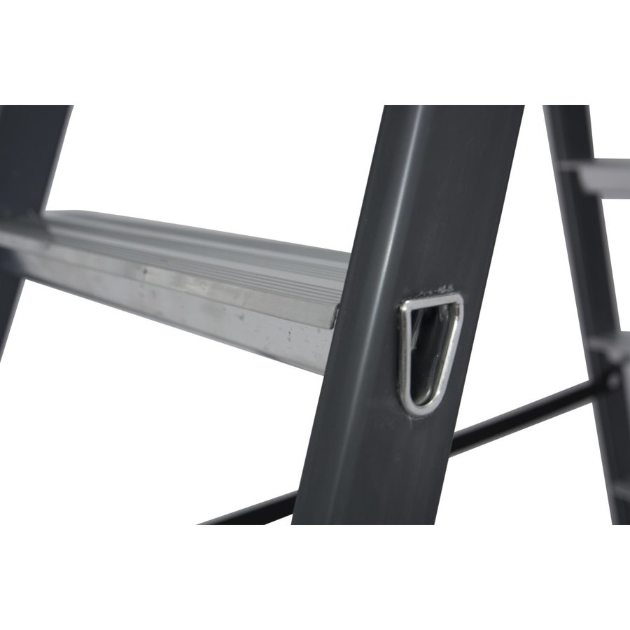 Krause MONTO Stufen-DoppelLeiter SePro D eloxiert 2x5 Stufen