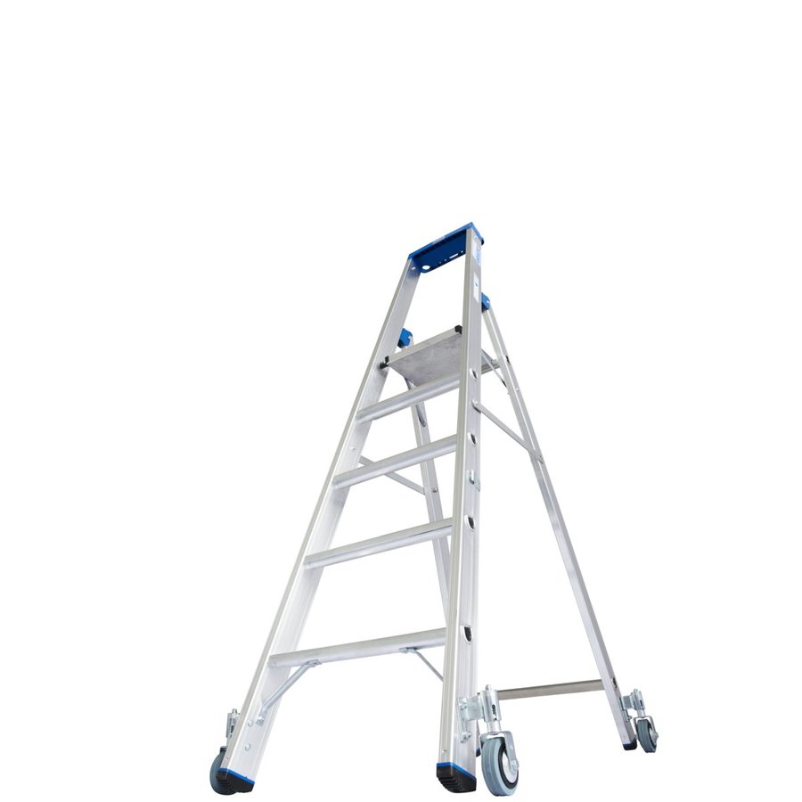 Krause STABILO Stufen-StehLeiter fahrbar 6 Stufen