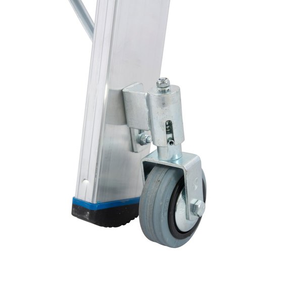 Krause STABILO Stufen-DoppelLeiter fahrbar 2x8 Stufen