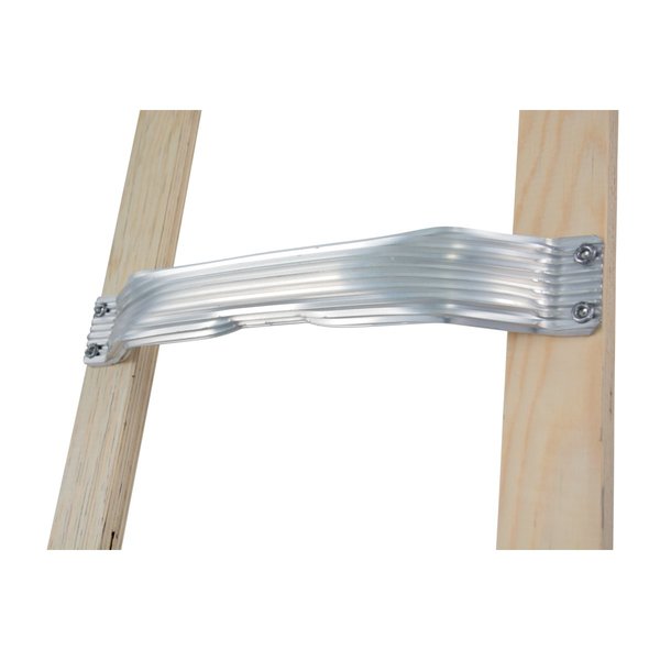 Krause Dachleiter Aluminium-Holz 12 Sprossen