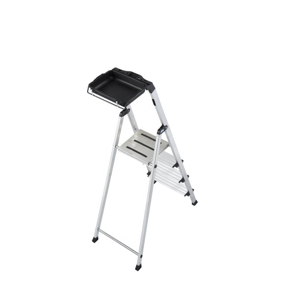 Krause MONTO Stufen-StehLeiter Secury mit MultiGrip 5 Stufen