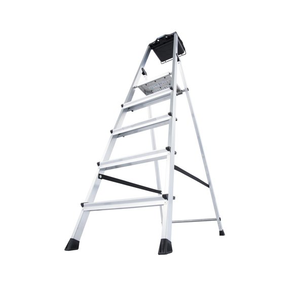 Krause MONTO Stufen-StehLeiter Secury mit MultiGrip 5 Stufen
