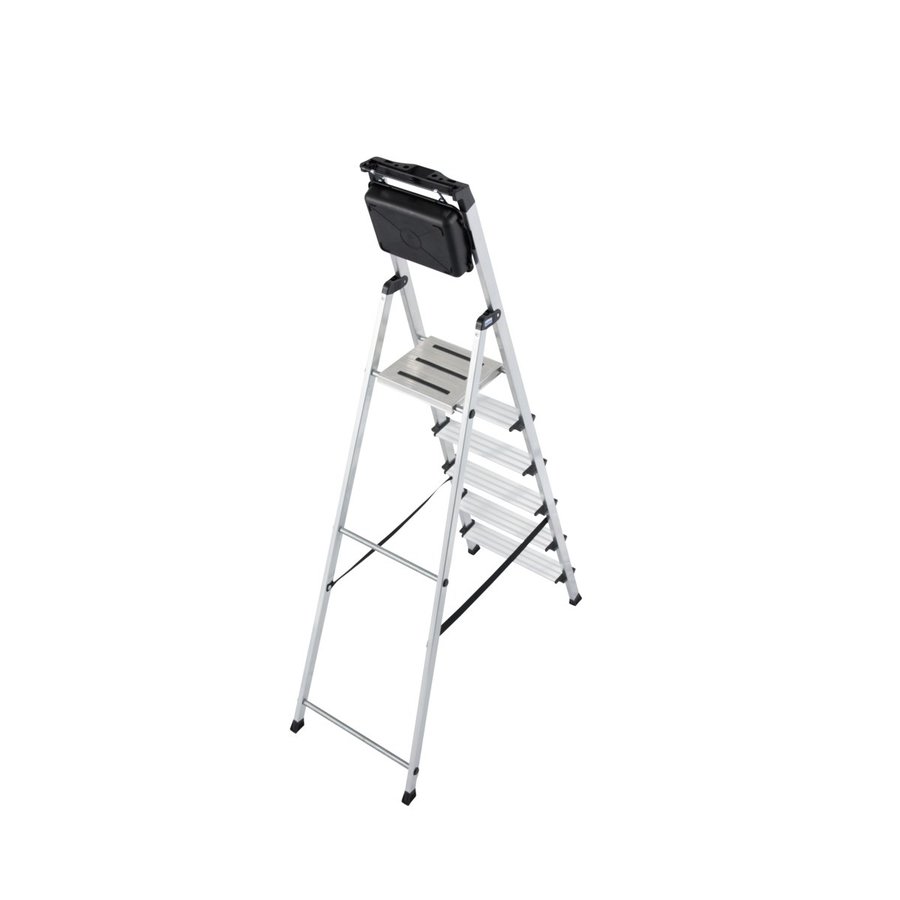 Krause MONTO Stufen-StehLeiter Secury mit MultiGrip 6 Stufen