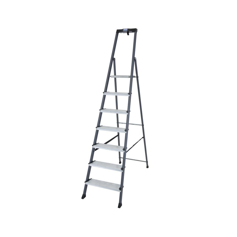 Krause MONTO Stufen-Stehleiter Securo eloxiert 7 Stufen