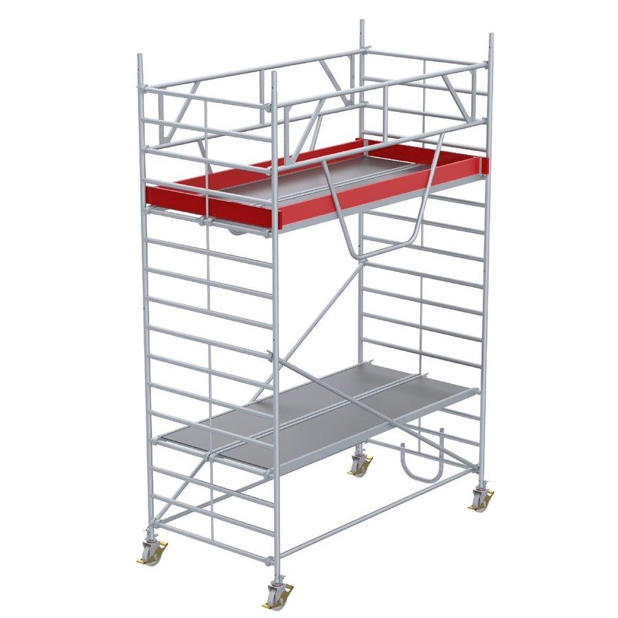 Euroline Gerüsttyp 9514 mit Sicherheitsaufbau (Typ 1,50 x 2,85 m) mit Arbeitshöhe bis 5,35 m
