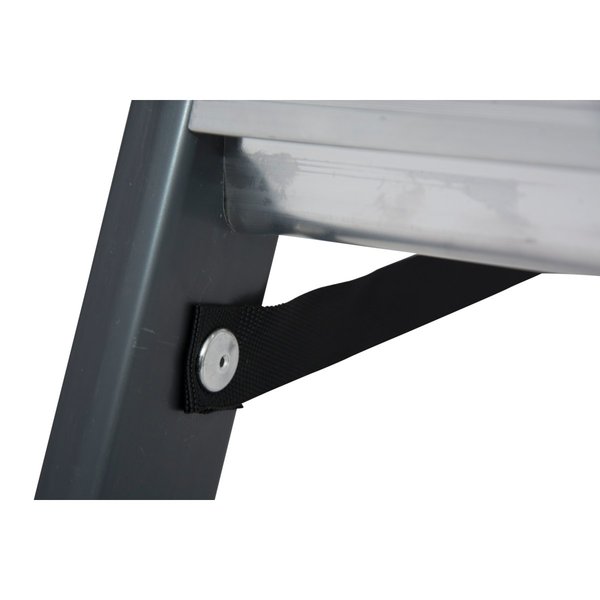 Krause MONTO Stufen-DoppelLeiter SePro D eloxiert 2x7 Stufen