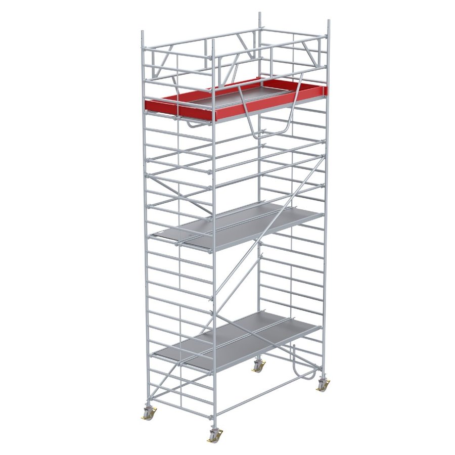 Euroline Gerüsttyp 9517 mit Sicherheitsaufbau (Typ 1,50 x 2,85 m) mit Arbeitshöhe bis 7,35 m