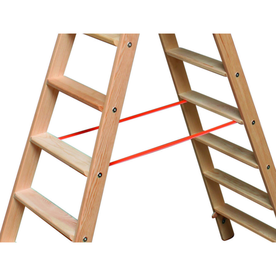 Krause STABILO Stufen-DoppelLeiter Holz 2x8 Stufen