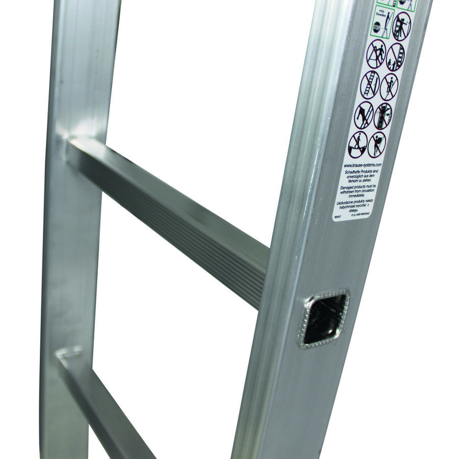 Krause STABILO Sprossen-AnlegeLeiter einteilig 9 Sprossen