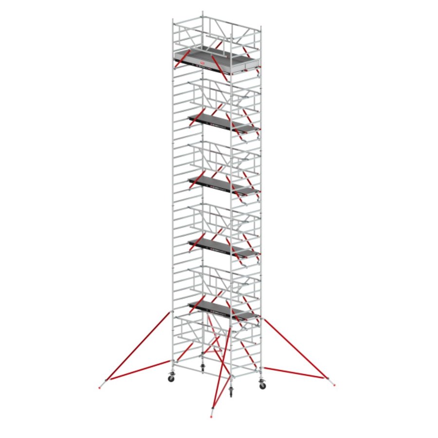 Altrex RS TOWER 52-S(Safe-Quick®) fahrgerüst breit, 1.35x1.85 m Holzplattformen, Arbeitshöhe bis 12,2m