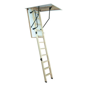 Altrex Woodytrex-De Luxe 3-teilige Bodentreppe (einklappbar)