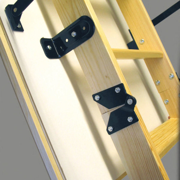 Altrex Woodytrex-De Luxe 3-teilige Bodentreppe (einklappbar) 120x70 cm