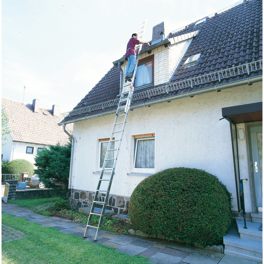 Krause MONTO Sprossen-SchiebeLeiter Fabilo zweiteilig 2x12 Sprossen