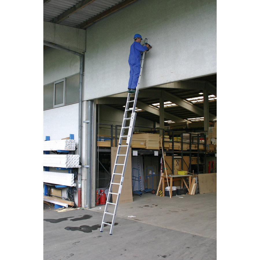 Krause STABILO - SprossenSchiebeLeiter zweiteilig 2x12 Sprossen