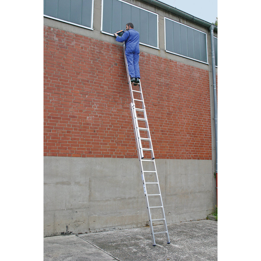 Krause STABILO - SprossenSchiebeLeiter zweiteilig 2x12 Sprossen