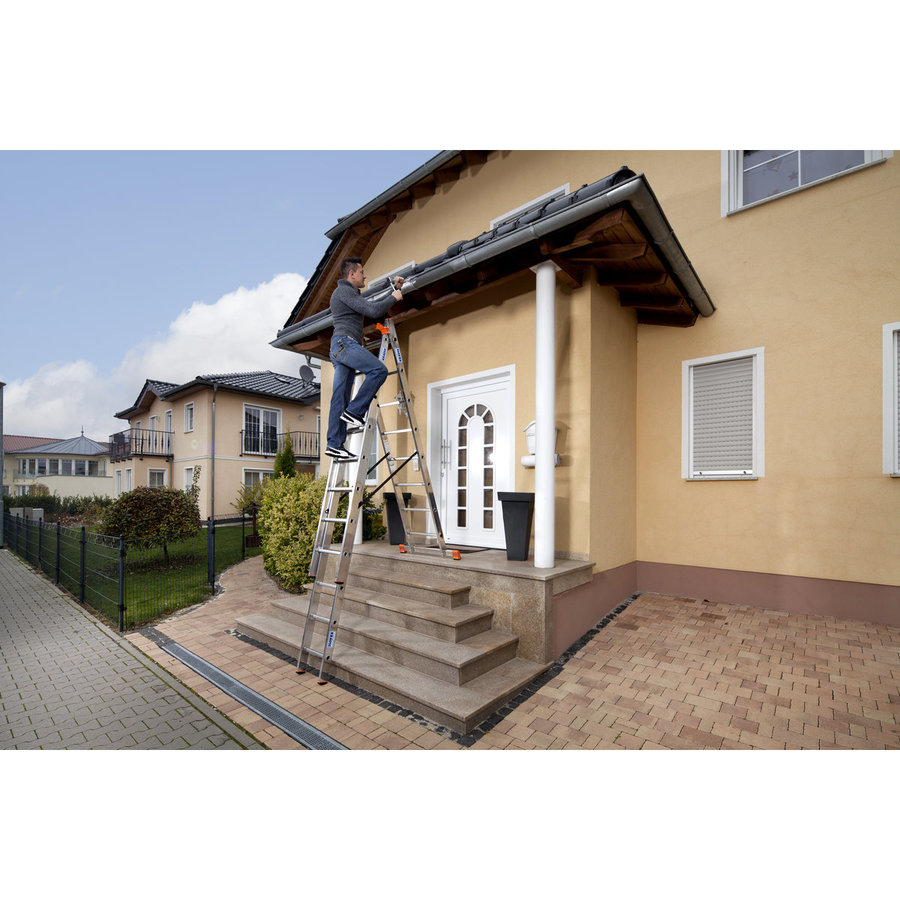 Krause MONTO Sprossen-VielzweckLeiter Tribilo treppengängig 3x8 Sprossen