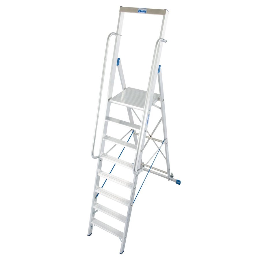Krause STABILO Stufen-StehLeiter mit großer Standplattform 8 Stufen