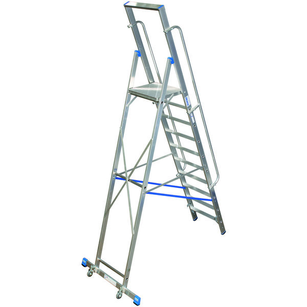 Krause STABILO Stufen-StehLeiter mit großer Standplattform 10 Stufen