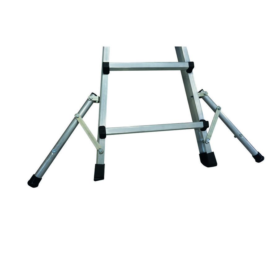 Euroline Alu-Vario-Klappleiter mit Standverbreiterung - Nr. 31631 Teleskopleiter 4x5