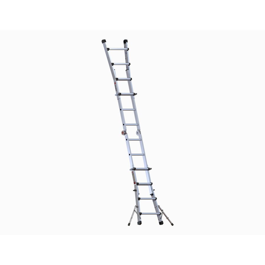 Euroline Alu-Vario-Klappleiter mit Standverbreiterung - Nr. 31631 Teleskopleiter 4x4
