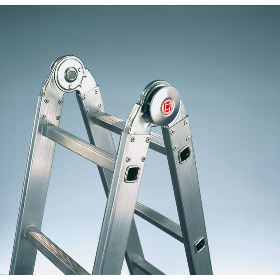 Euroline Alu-Vario-Klappleiter mit Standverbreiterung - Nr. 31631 Teleskopleiter 4x4