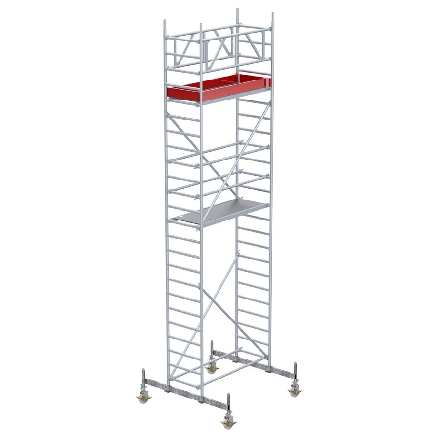 Euroline Gerüsttyp 9512 mit Fahrbalken starr (Typ 0,75 x 1,80 m) mit Arbeitshöhe bis 7,30 m