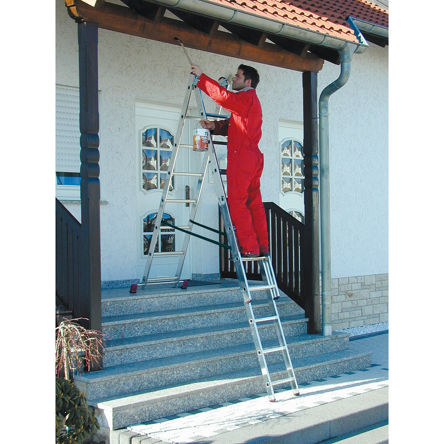 Krause CORDA Alu VielzweckLeiter Treppengängig 3x8 Sprossen