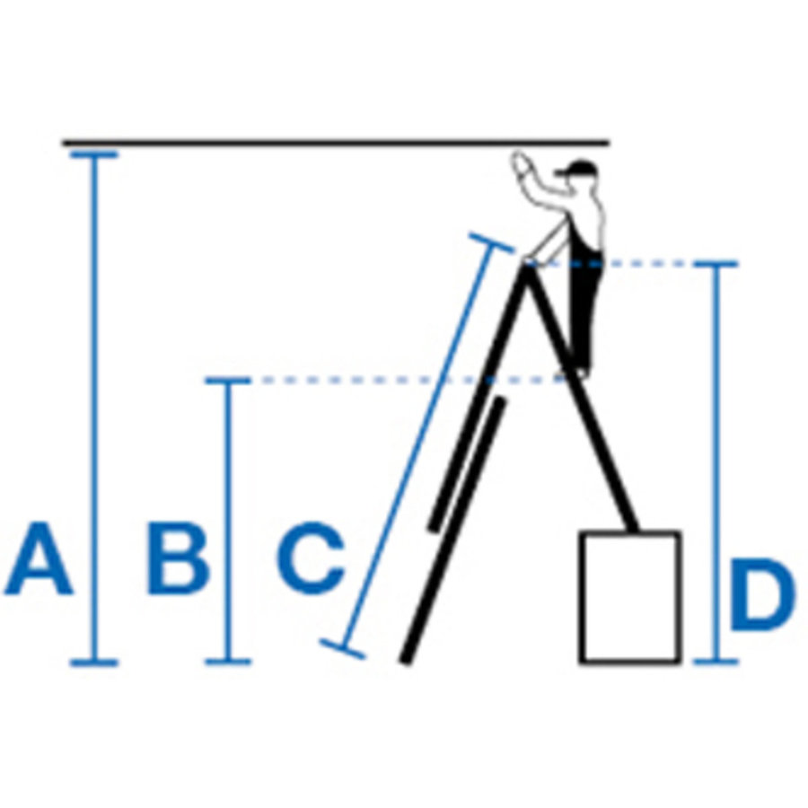 Krause CORDA Alu VielzweckLeiter Treppengängig 3x7 Sprossen