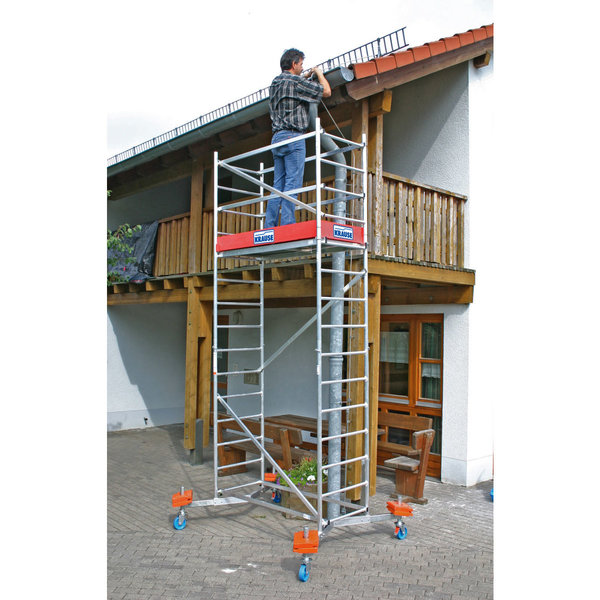 Krause MONTO Climtec Alu-ArbeitsGerüst, Arbeitshöhe ca. 5,00 m 1. Aufstockung - Artikel Nr.710130