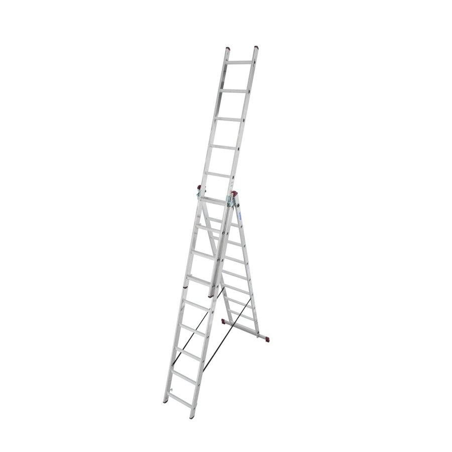 Krause CORDA Alu VielzweckLeiter Treppengängig 3x9 Sprossen