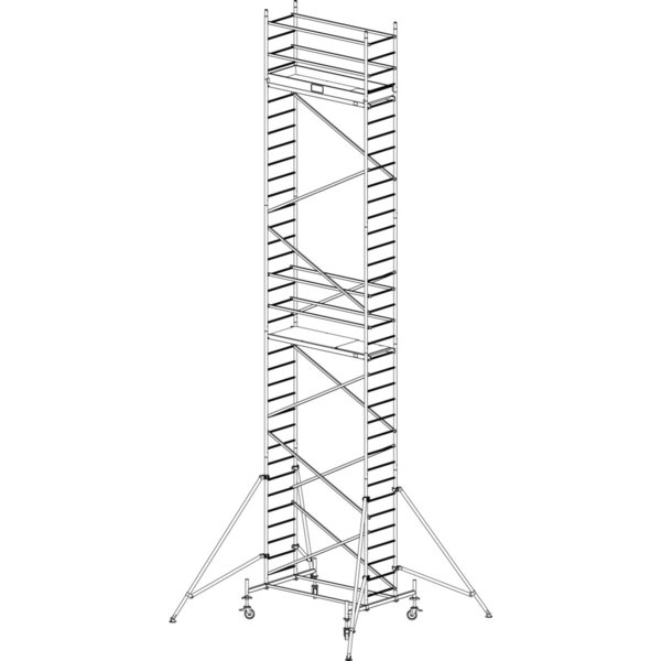 Krause ProTec Alu-FahrGerüst, Arbeitshöhe ca. 10,30 m