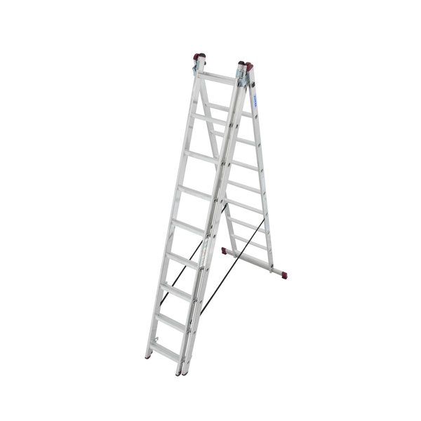 Krause CORDA Alu VielzweckLeiter Treppengängig 3x9 Sprossen