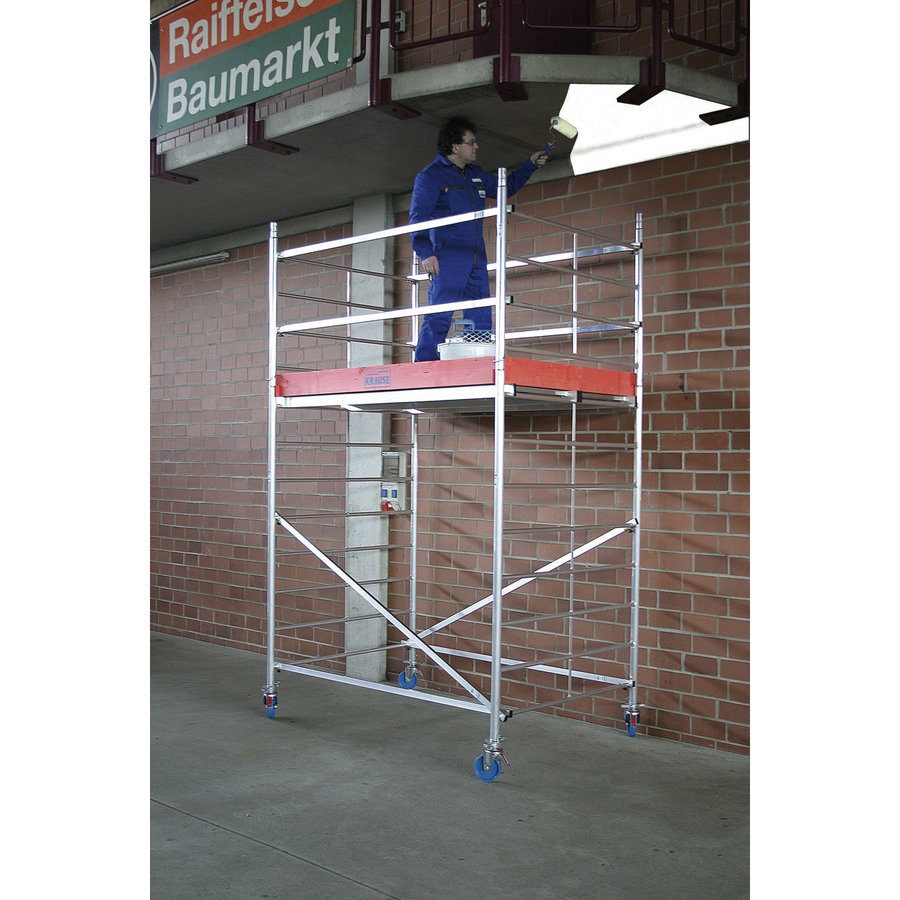 Krause ProTec XXL Alu-FahrGerüst Breitaufbau, Arbeitshöhe ca. 4,30 m