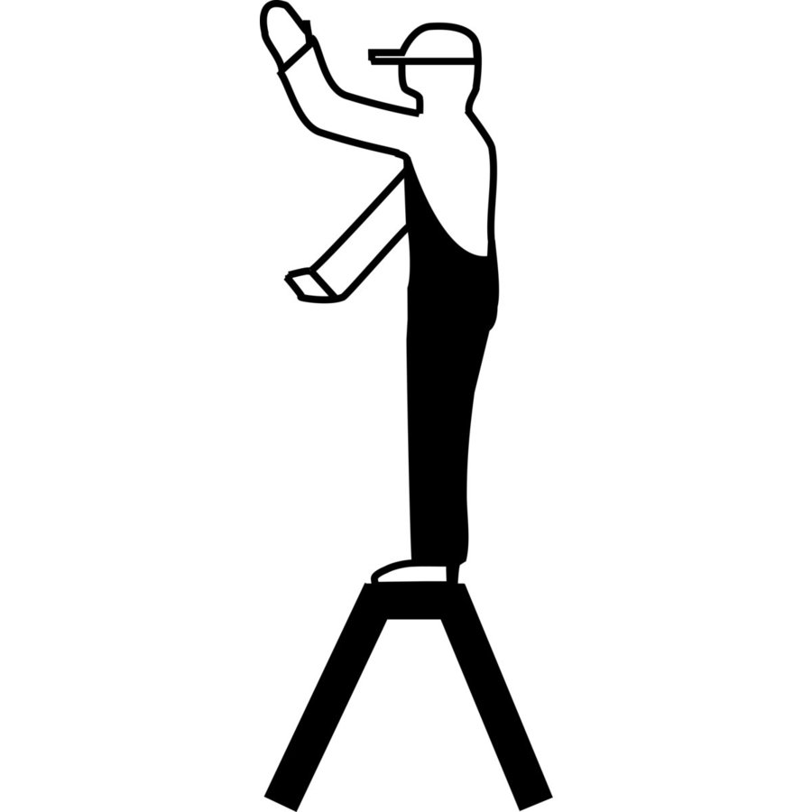 Krause MONTO Doppel-KlappTritt Rolly, Gelb 2x2 Stufen