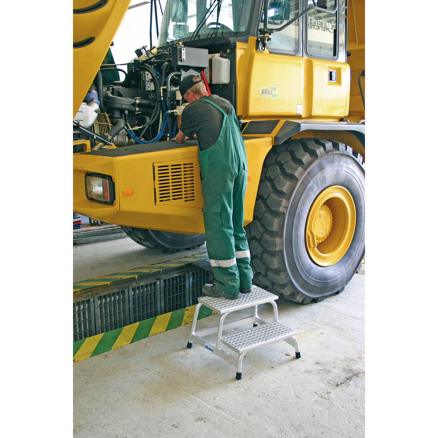 Krause STABILO MontageTritt mit Gitterroststufen 2 Stufen