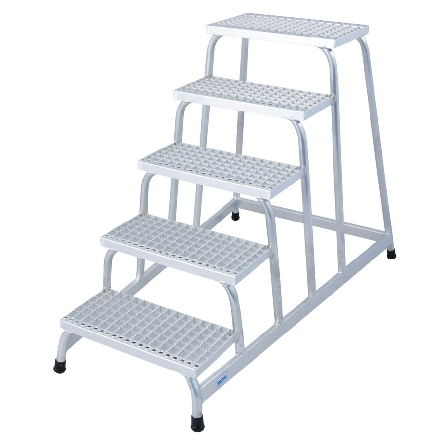 Krause STABILO MontageTritt mit Gitterroststufen 5 Stufen