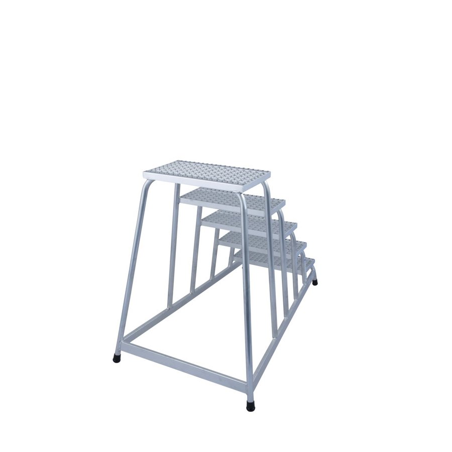 Krause STABILO MontageTritt mit Gitterroststufen 5 Stufen