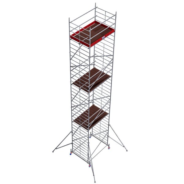 Krause ProTec XXL Alu-FahrGerüst Breitaufbau, Arbeitshöhe ca. 11,30 m