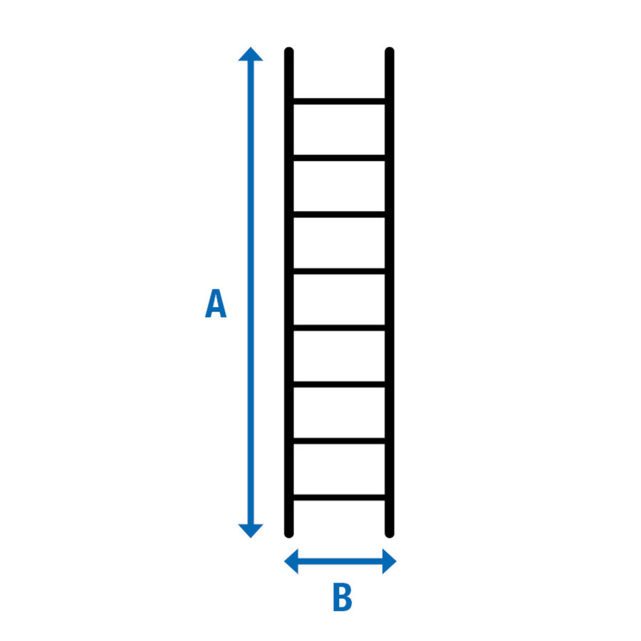 Krause KaminkehrerLeiter Alu Braun 10 Sprossen