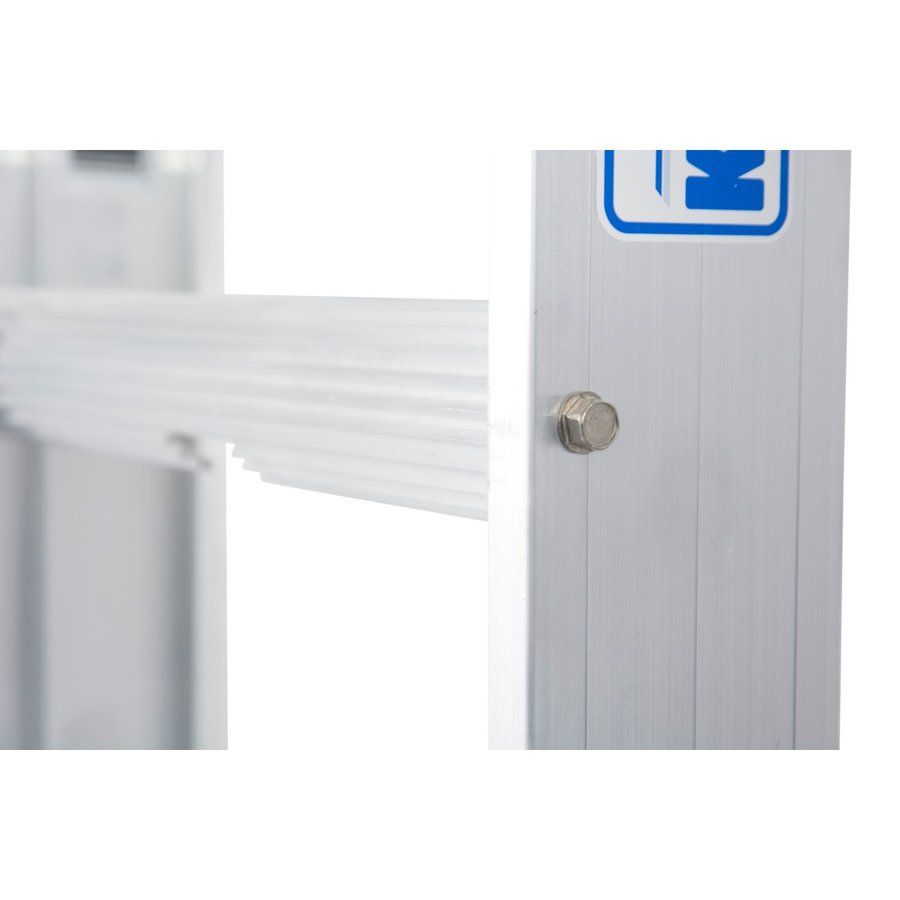 Krause KaminkehrerLeiter Alu Natur 14 Sprossen