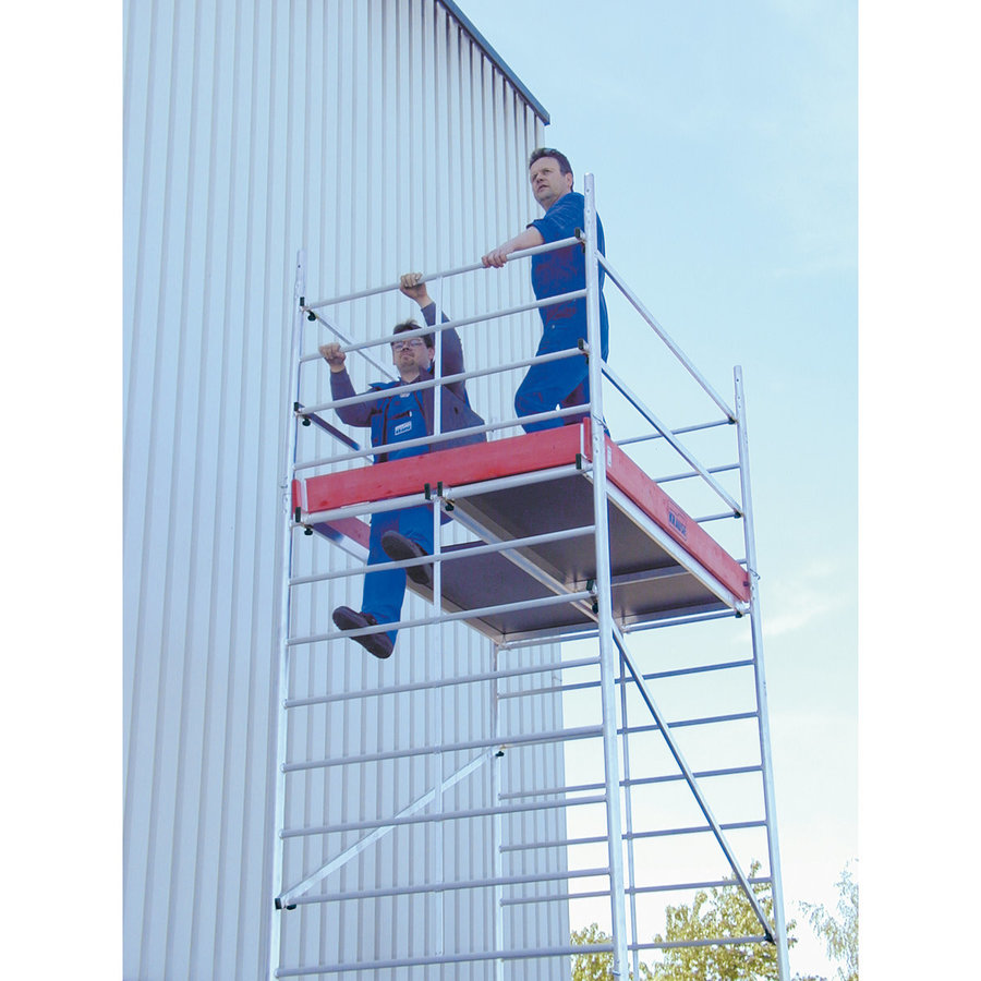 Krause ProTec XXL Alu-FahrGerüst Breitaufbau, Arbeitshöhe ca. 6,30 m