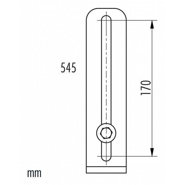 Hailo Professional Bodenbefestigung Universal  Stahl feuerverzinkt 1.0037