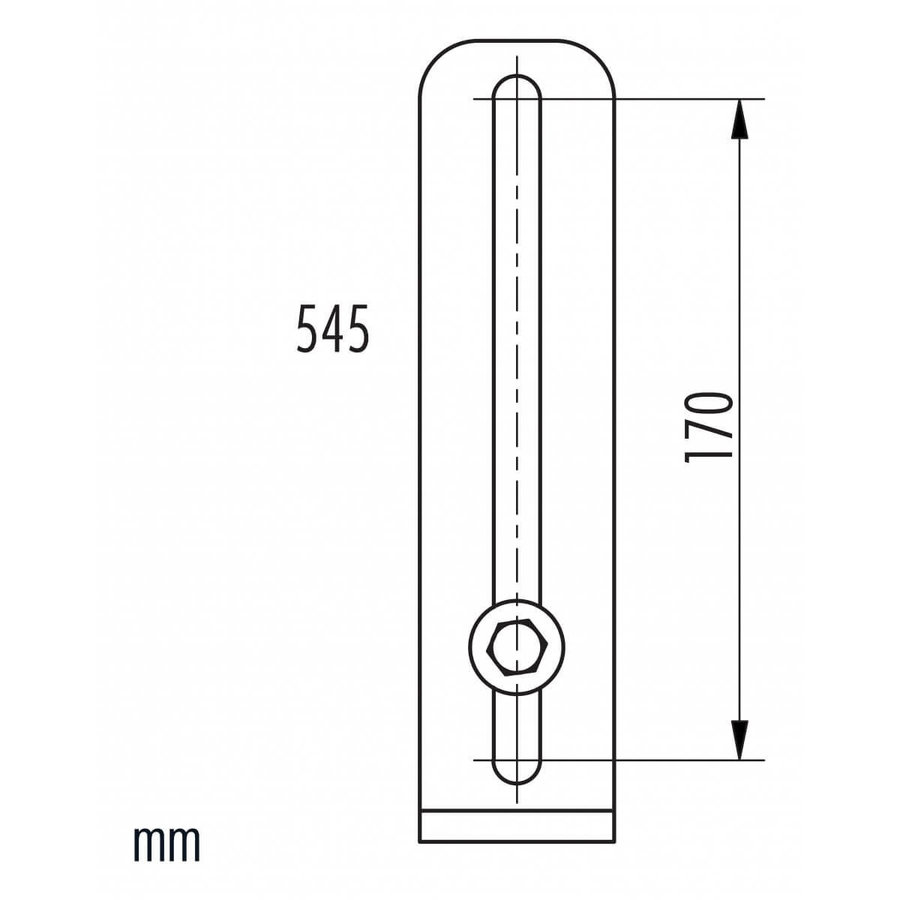 Hailo Professional Bodenbefestigung Universal  Stahl feuerverzinkt 1.0037