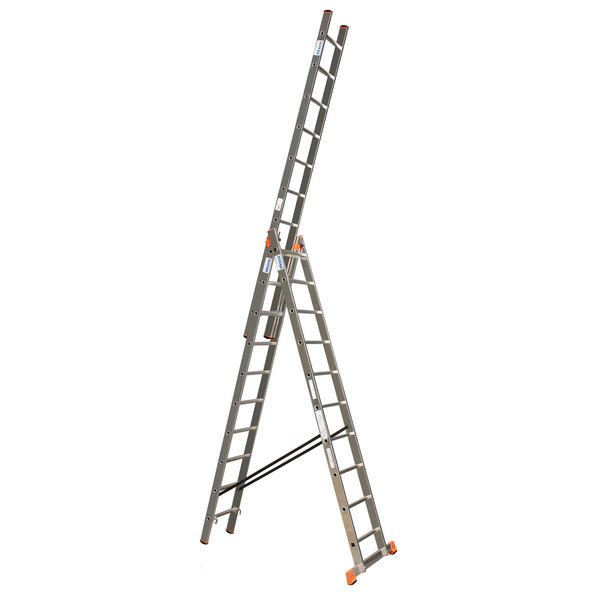 Krause MONTO Sprossen-VielzweckLeiter Tribilo treppengängig 3x10 Sprossen