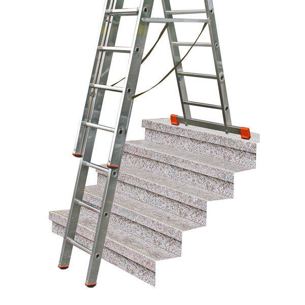 Krause MONTO Sprossen-VielzweckLeiter Tribilo treppengängig 3x10 Sprossen