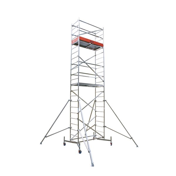 Krause MONTO Climtec Alu-ArbeitsGerüst,  Arbeitshöhe ca. 7,00 m 2. Aufstockung, Artikel-Nr. 710154