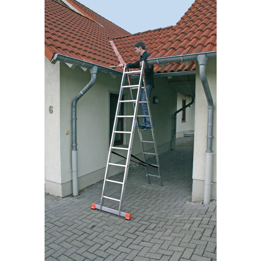 Krause MONTO Sprossen-MehrzweckLeiter Dubilo 2x9 Sprossen