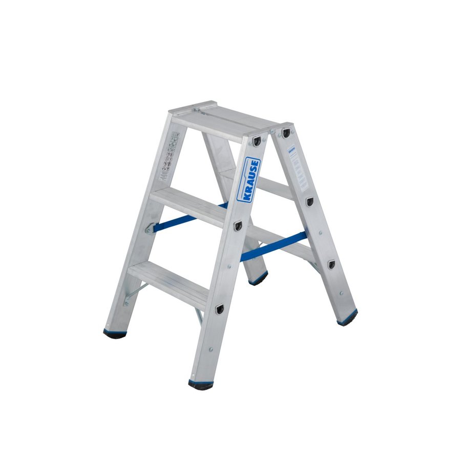Krause STABILO Stufen-DoppelLeiter 2x3 Stufen