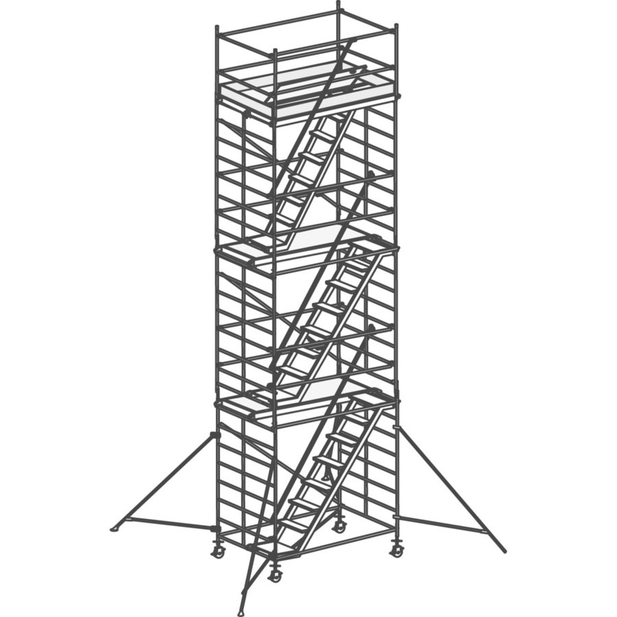 Hymer Treppen-Fahrgerüst mit Ausleger