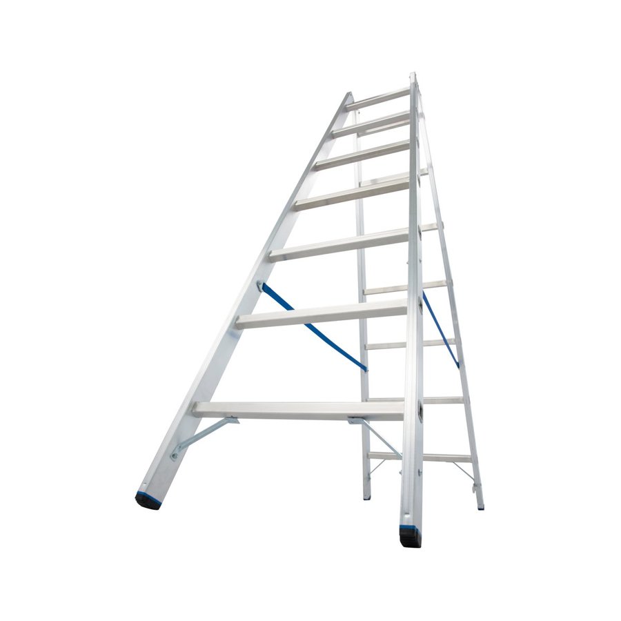 Krause STABILO Sprossen-DoppelLeiter 2x7 Sprossen